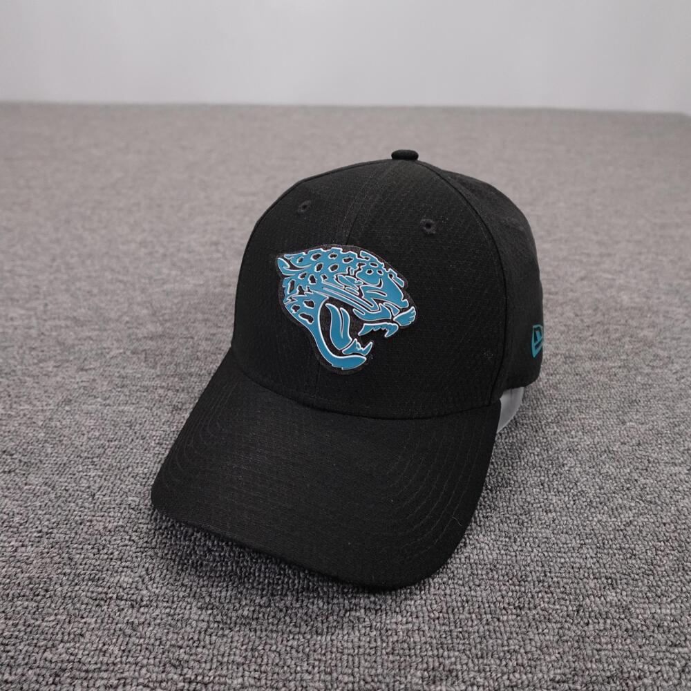 Jacksonville Jaguars Hat Cap Fitted Mens Small-Medium Black NFL Football New Era